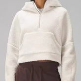 Oversize-Kapuzenpullover aus Lammwolle